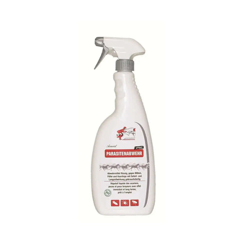 Schopf Riders Acarid Parasitenabwehr 1000 ml - Mit Geraniol Gegen Milben Flöhe - Sofortige Langzeitwirkung. Dieses Produkt bietet zuverlässigen Schutz für Tiere mit sofortiger und langanhaltender Wirkung gegen Parasiten wie Milben, Flöhe und Haarlinge.