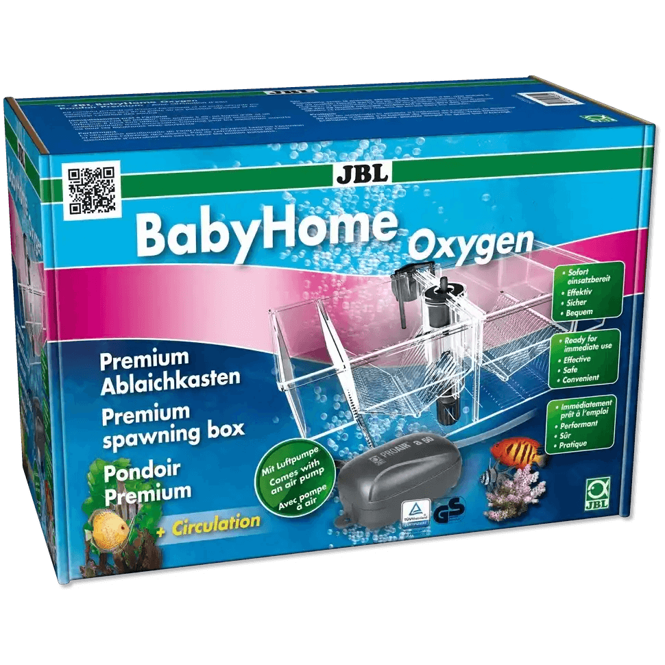JBL BabyHome Oxygen Doppelablaichkasten Mit Sauerstoffversorgung Zum Aufzucht Von Jungfischen Komplettset