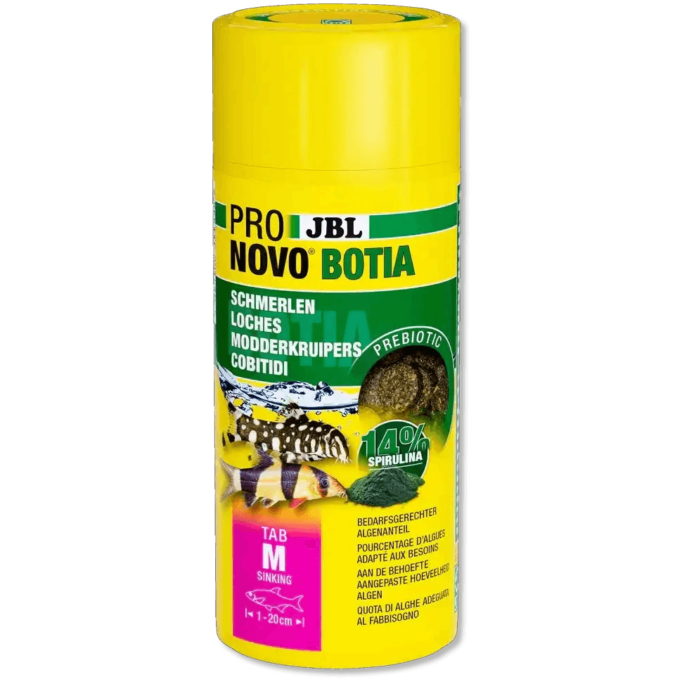 JBL ProNovo Botia Tab M 250 Ml Sinkende Tabletten Schmerlenfutter Hauptfutter Botia Arten