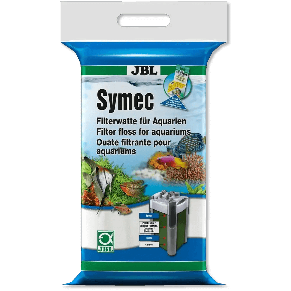 JBL Symec Filterwatte 250 g Hochwertiges Aquarienfiltermaterial Für Klareres Wasser In Süßwasser Und Meerwasser