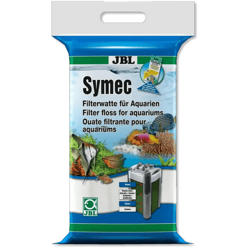 JBL Symec Filterwatte 250 g Hochwertiges Aquarienfiltermaterial Für Klareres Wasser In Süßwasser Und Meerwasser