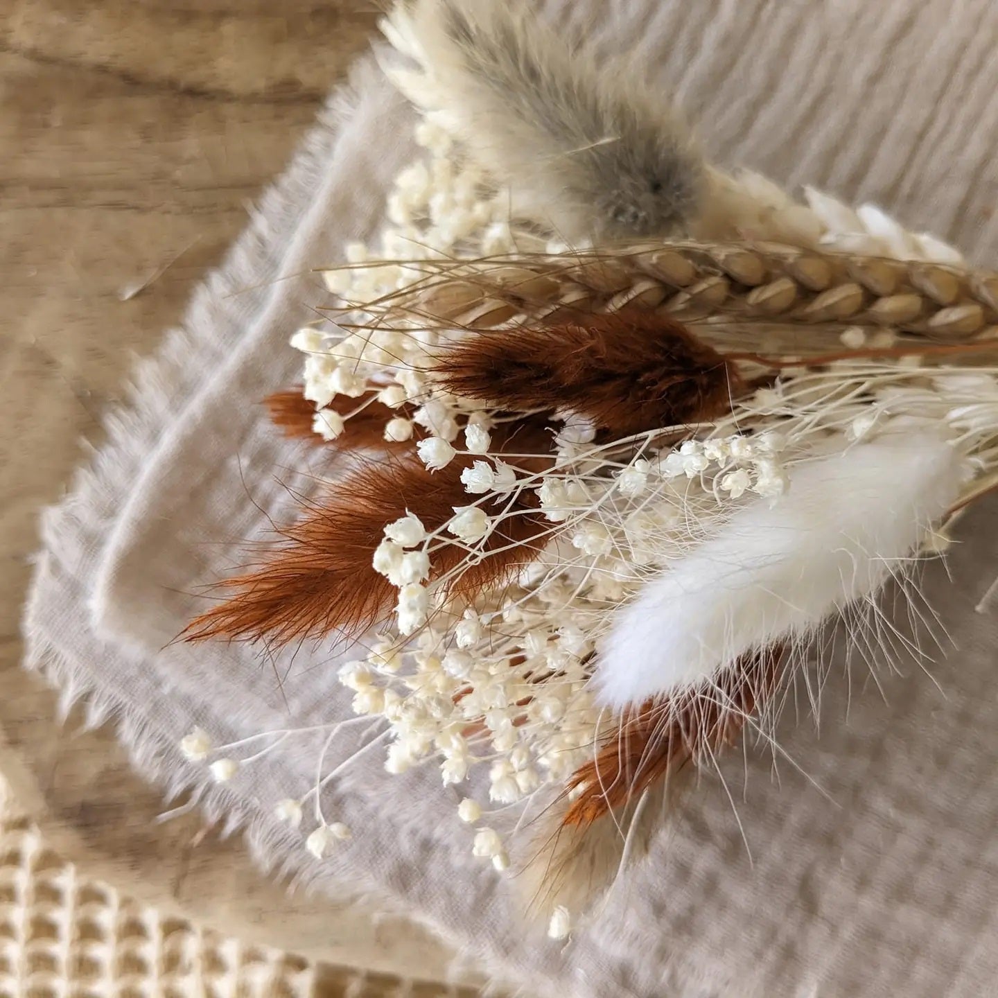 Masion Oline - Trockenblumen - COUNTY CHIC -  kleiner Strauß natürlicher Trockenblumen