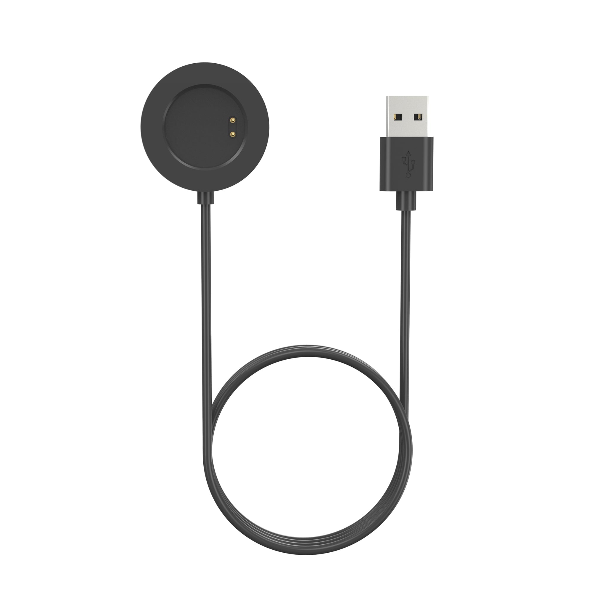 USB 2.0 Kabel 100 cm Ladestation Für Realme Watch 3 Pro Smartwatch Schwarz Premium