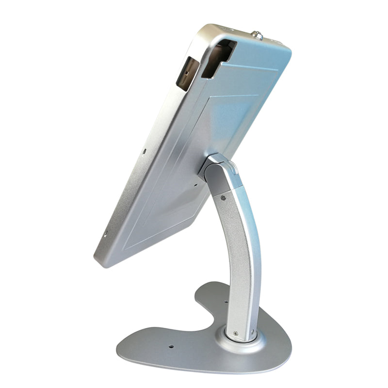 SYSTEM-S Tisch Halterung abschließbar für Microsoft Surface Pro 8 13.0" in Grau