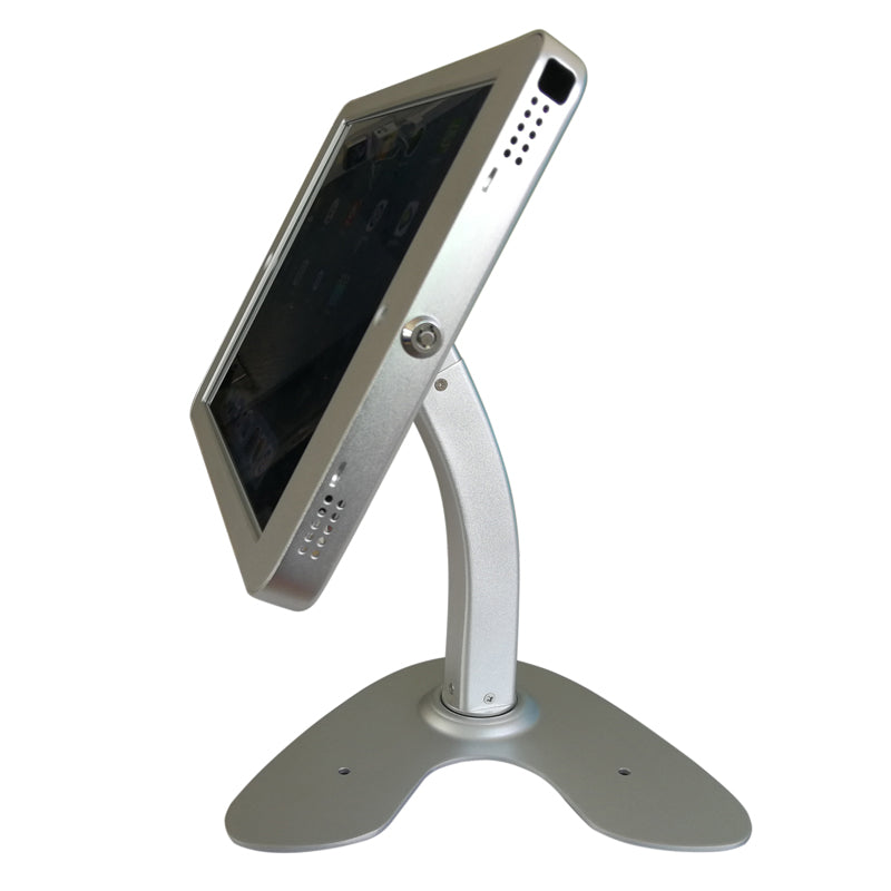 SYSTEM-S Tisch Halterung abschließbar für Microsoft Surface Pro 8 13.0" in Grau