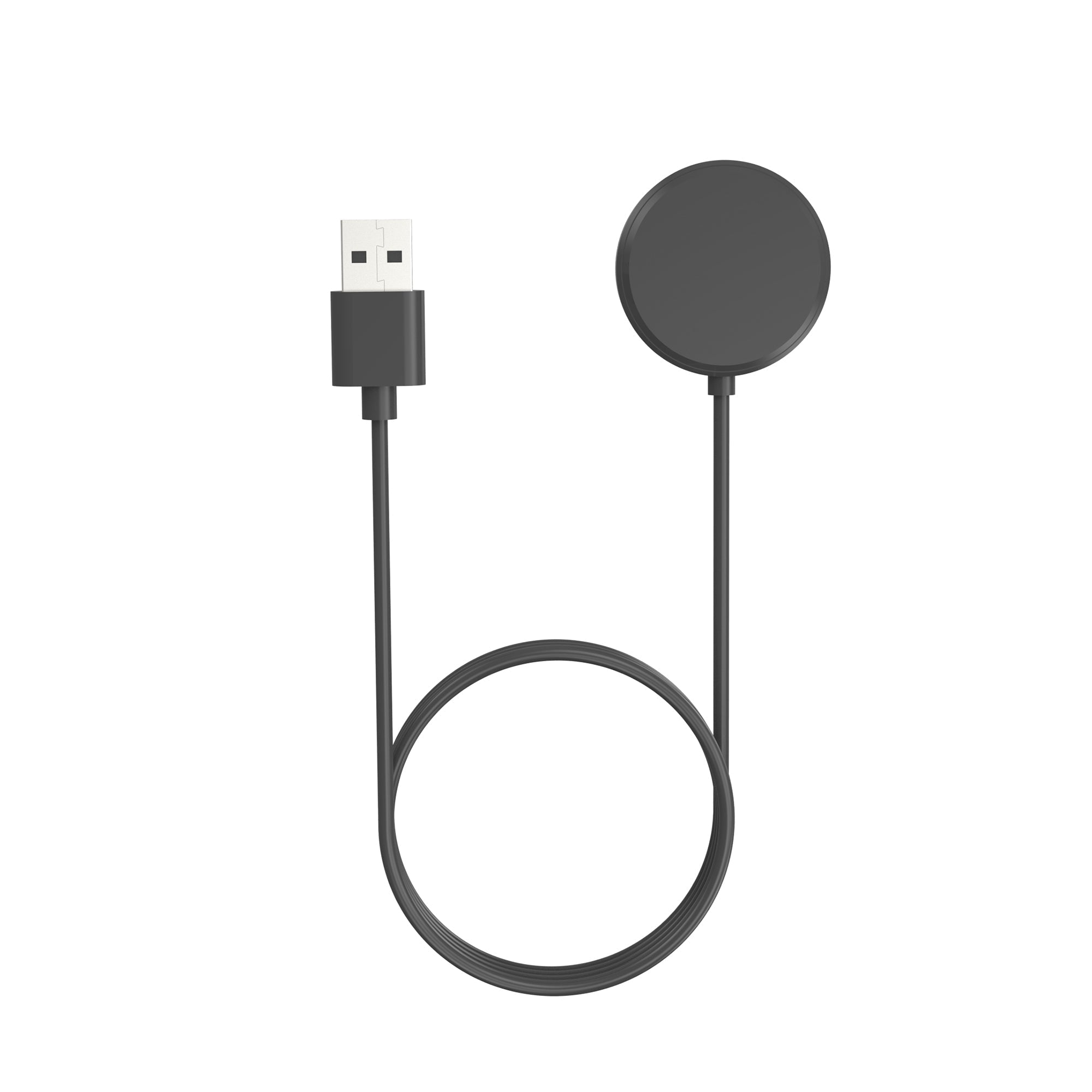 USB 2.0 Kabel 100 cm Ladestation Für Realme Watch 3 Pro Smartwatch Schwarz Premium