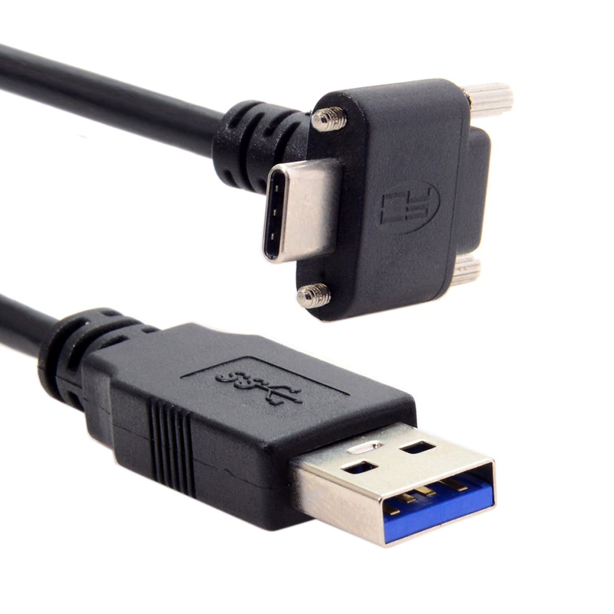 USB 3.1 Kabel Typ C Zu Typ A Winkelstecker 8 Meter Abwärtskompatibel Bis 5 Gigabit Pro Sekunde