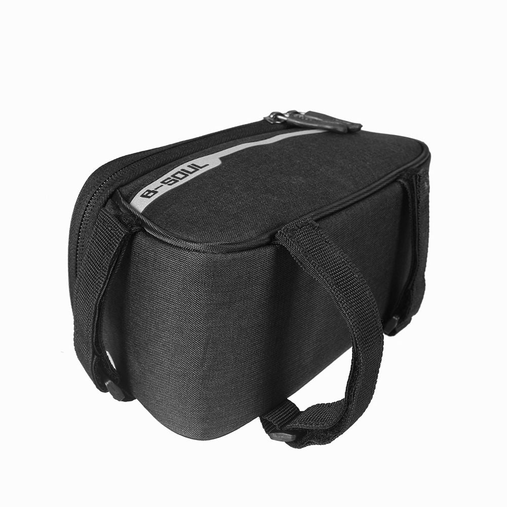 SYSTEM-S Fahrrad Tasche Halterung in Schwarz Befestigung für Smartphone