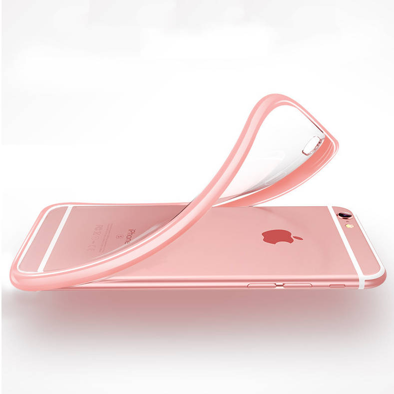 SYSTEM-S Silikon Schutzhülle Pink Transparent - Passgenau Für iPhone 12 Pro Max Schutz Vor Stürzen Und Kratzern