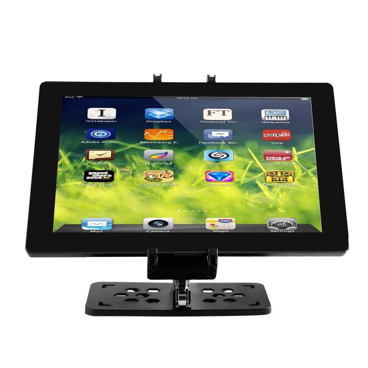 SYSTEM-S Halterung Befestigung in Schwarz für Smartphone Tablet zb. als Drohnen Fernbedienung