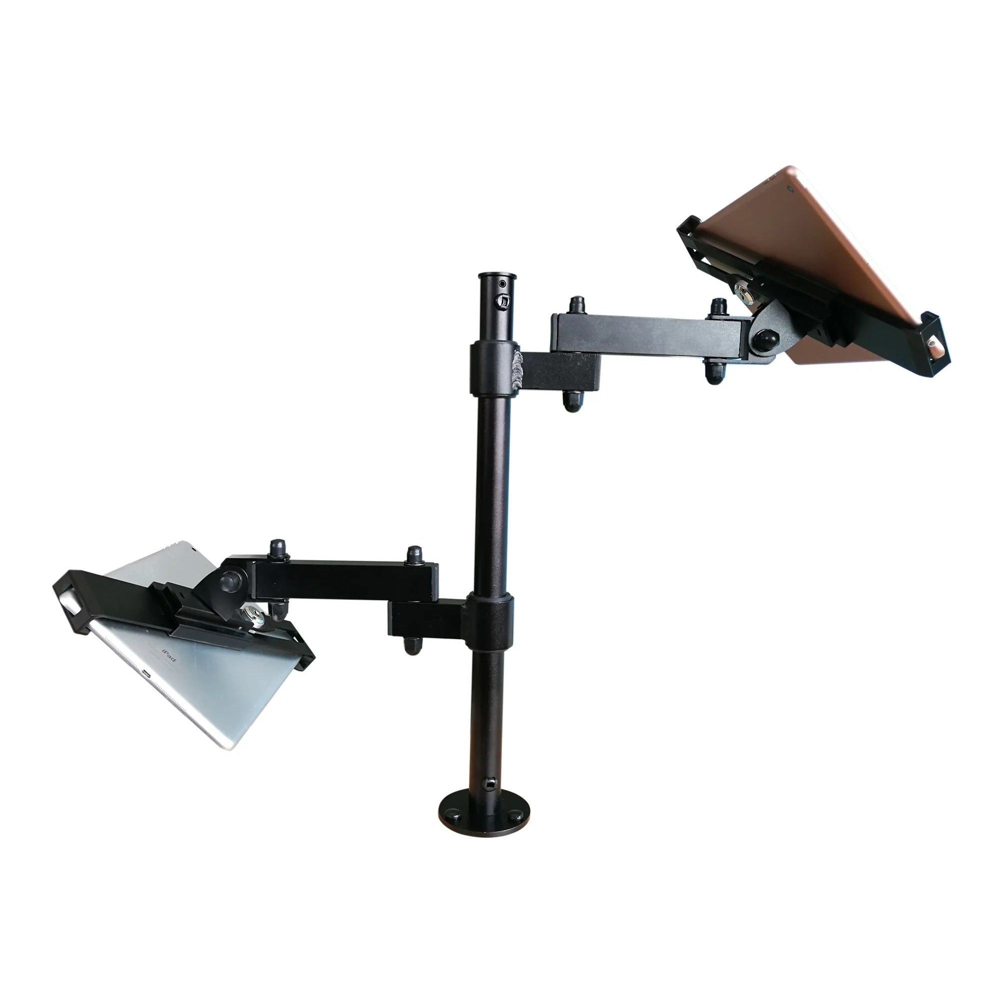 SYSTEM-S Tischständer Dual 360° Halterung abschließbar für Tablets von 9.0" bis 13.0"