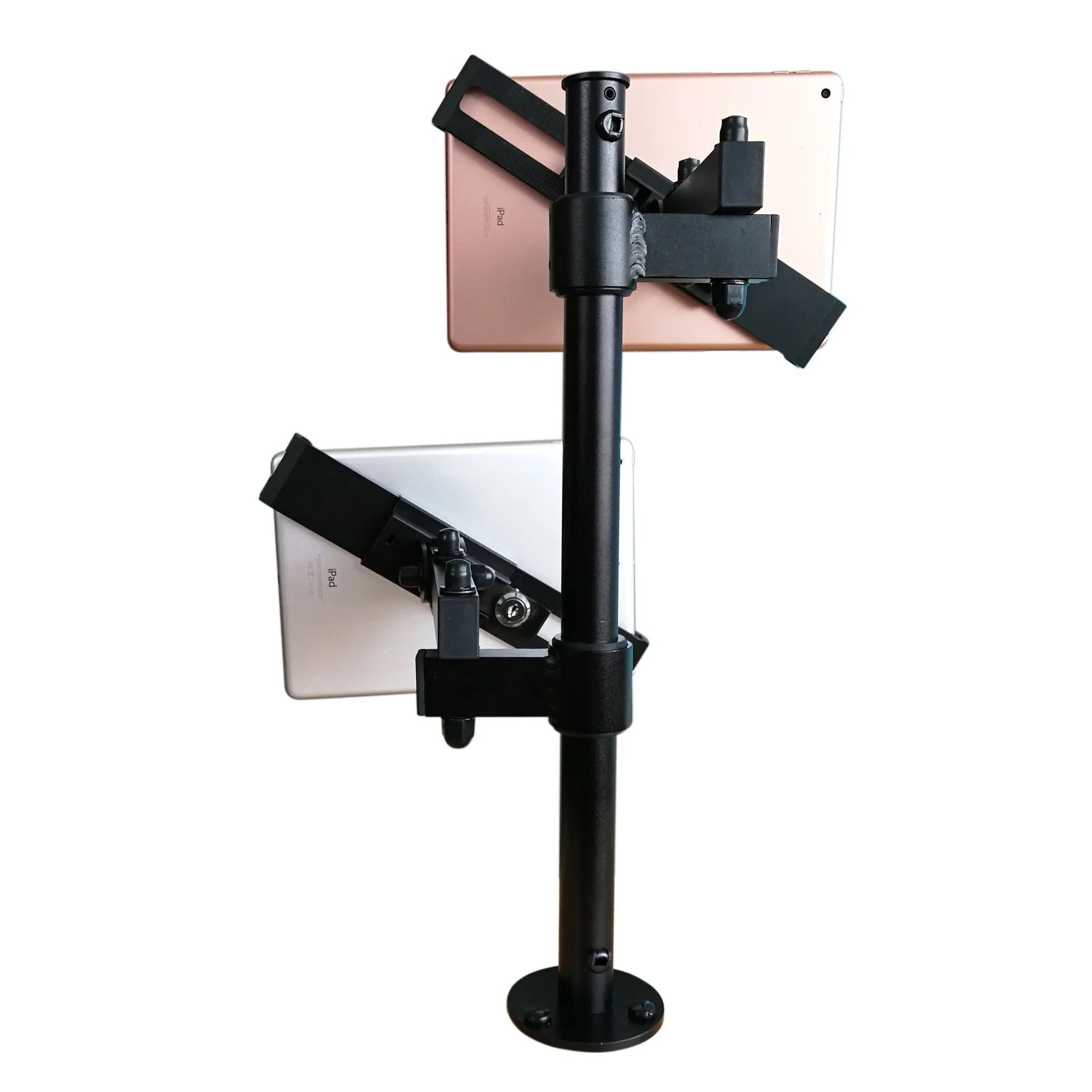 SYSTEM-S Tischständer Dual 360° Halterung abschließbar für Tablets von 9.0" bis 13.0"