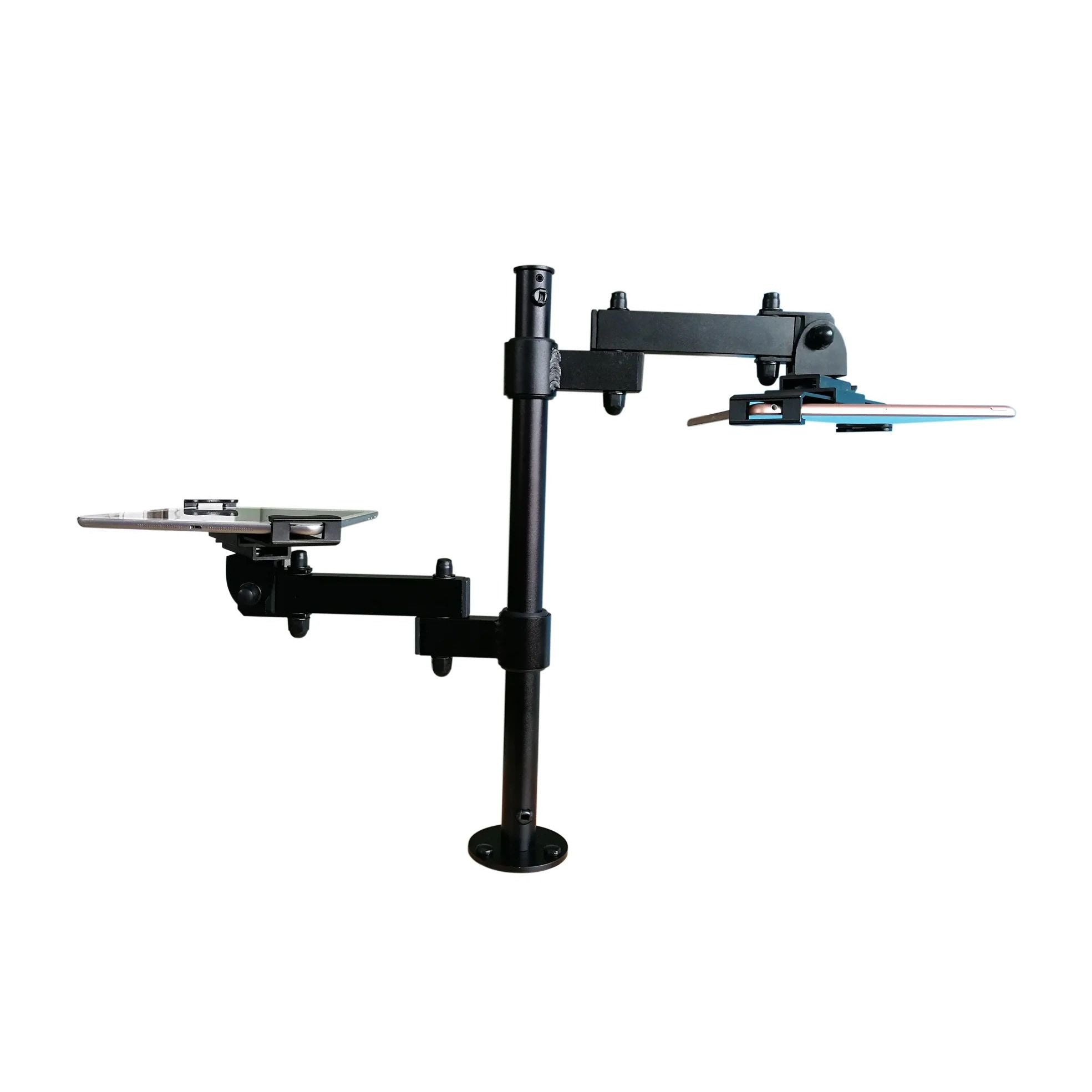 SYSTEM-S Tischständer Dual 360° Halterung abschließbar für Tablets von 9.0" bis 13.0"