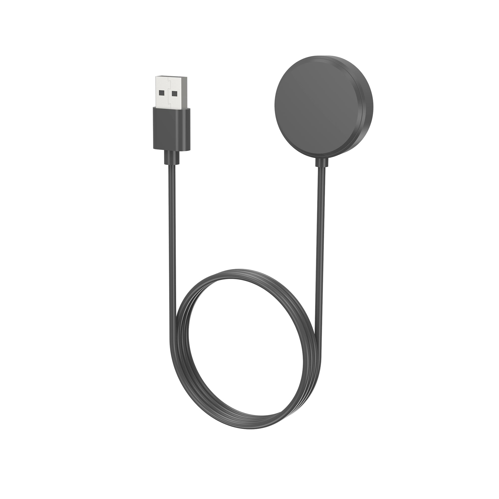 USB 2.0 Kabel 100 cm Ladestation Für Realme Watch 3 Pro Smartwatch Schwarz Premium