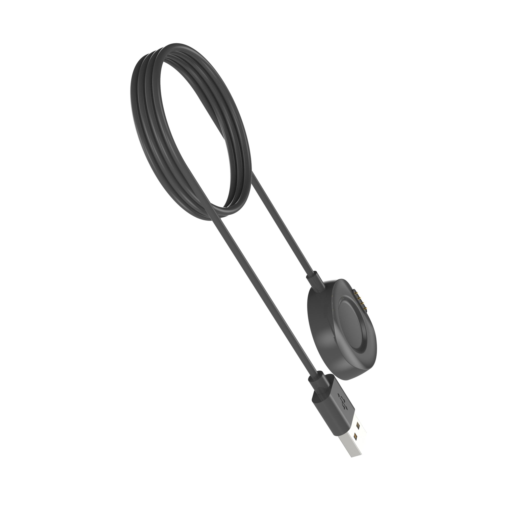 Schwarzes USB 2.0 Ladekabel 100 cm Zur Ladestation Für Xiaomi Huami Amazfit Nexo Smartwatch