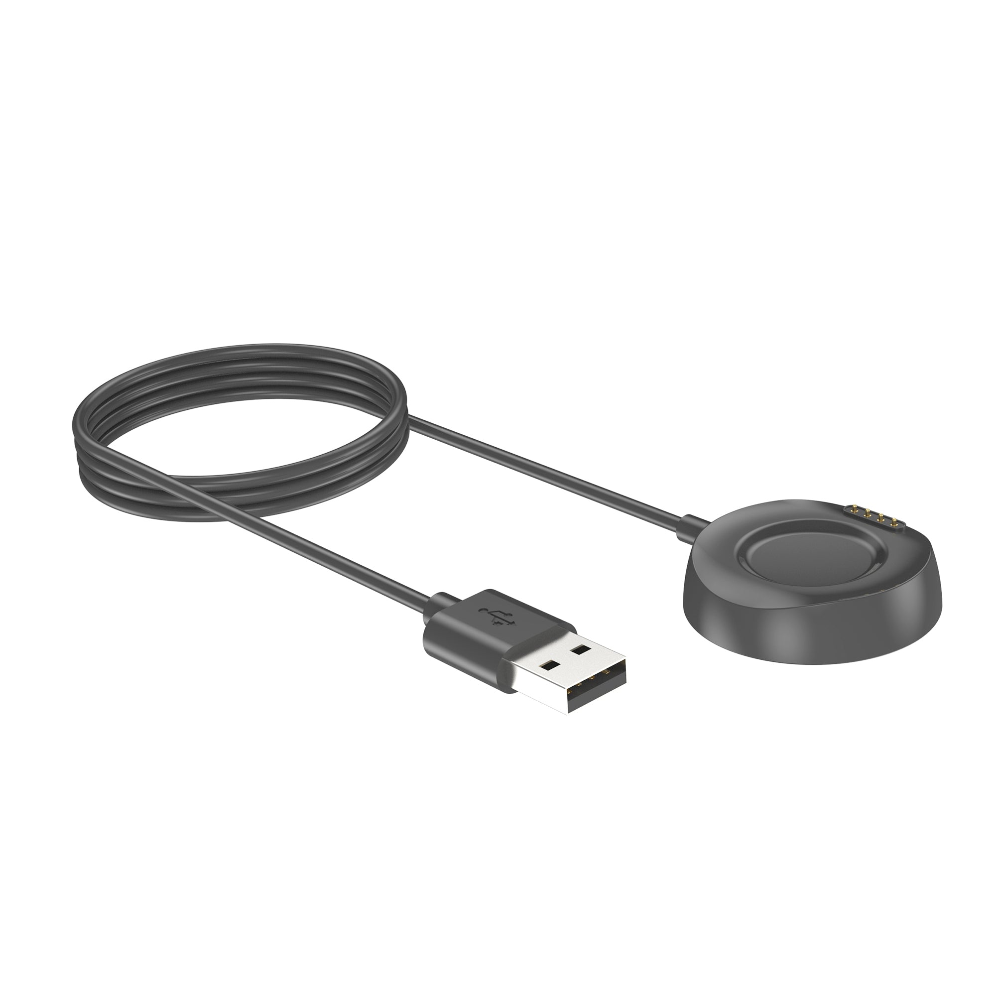 Schwarzes USB 2.0 Ladekabel 100 cm Zur Ladestation Für Xiaomi Huami Amazfit Nexo Smartwatch
