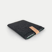 Hülle für Acer TravelMate | mit Magnetverschluss und extra Fach  | anthrazit - Stripes | Modell "HAKA"