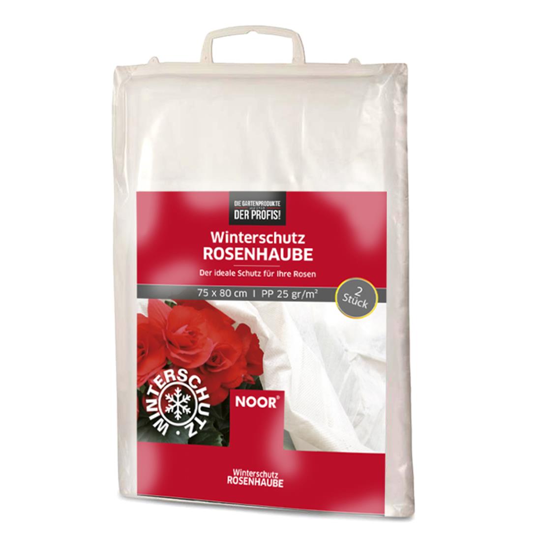 Winterschutz Rosenhaube - 2er Set - 75x80 cm - Weiß