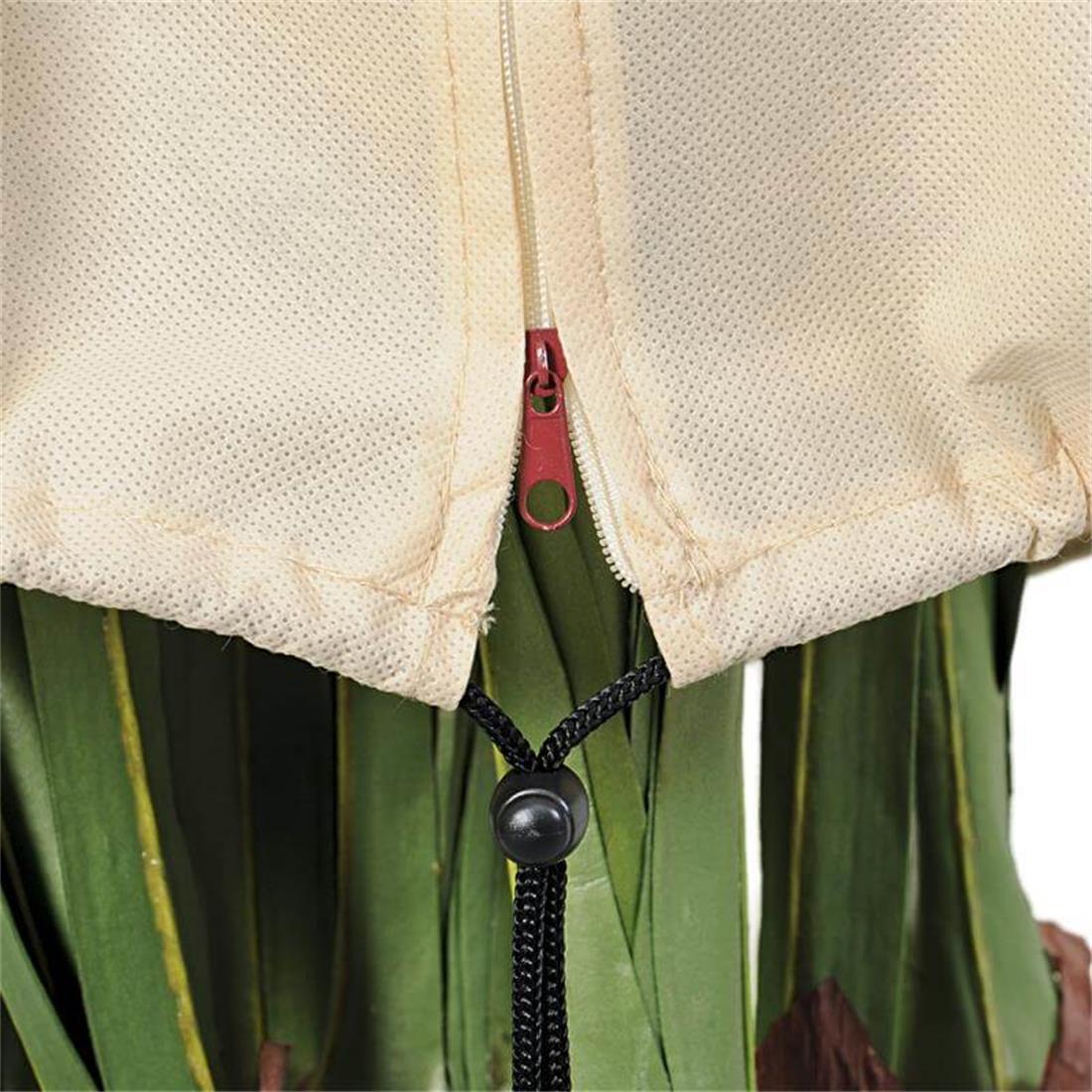 Premium Winterschutz-Haube - S 80x60 cm - 2er Set - Beige