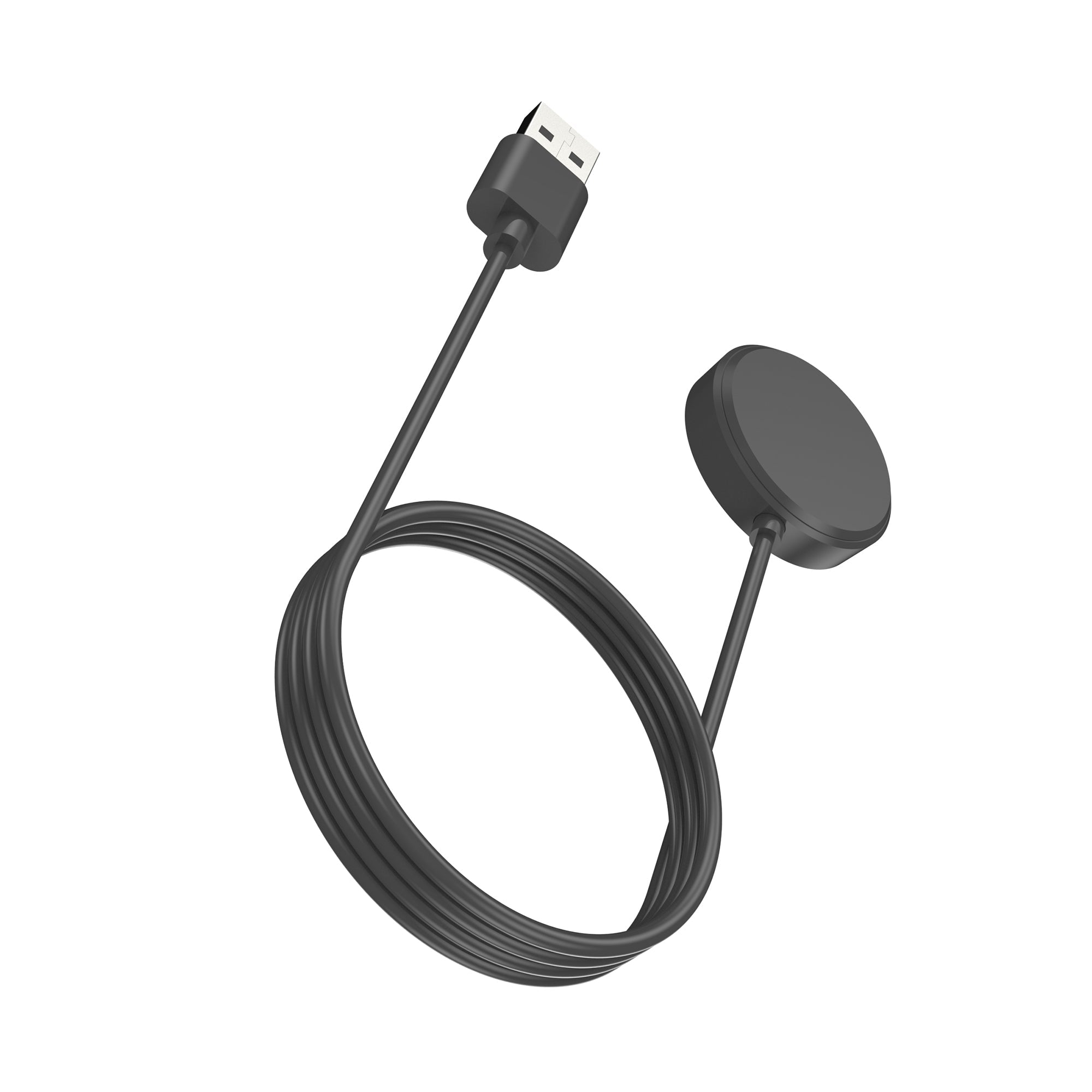 USB 2.0 Kabel 100 cm Ladestation Für Realme Watch 3 Pro Smartwatch Schwarz Premium