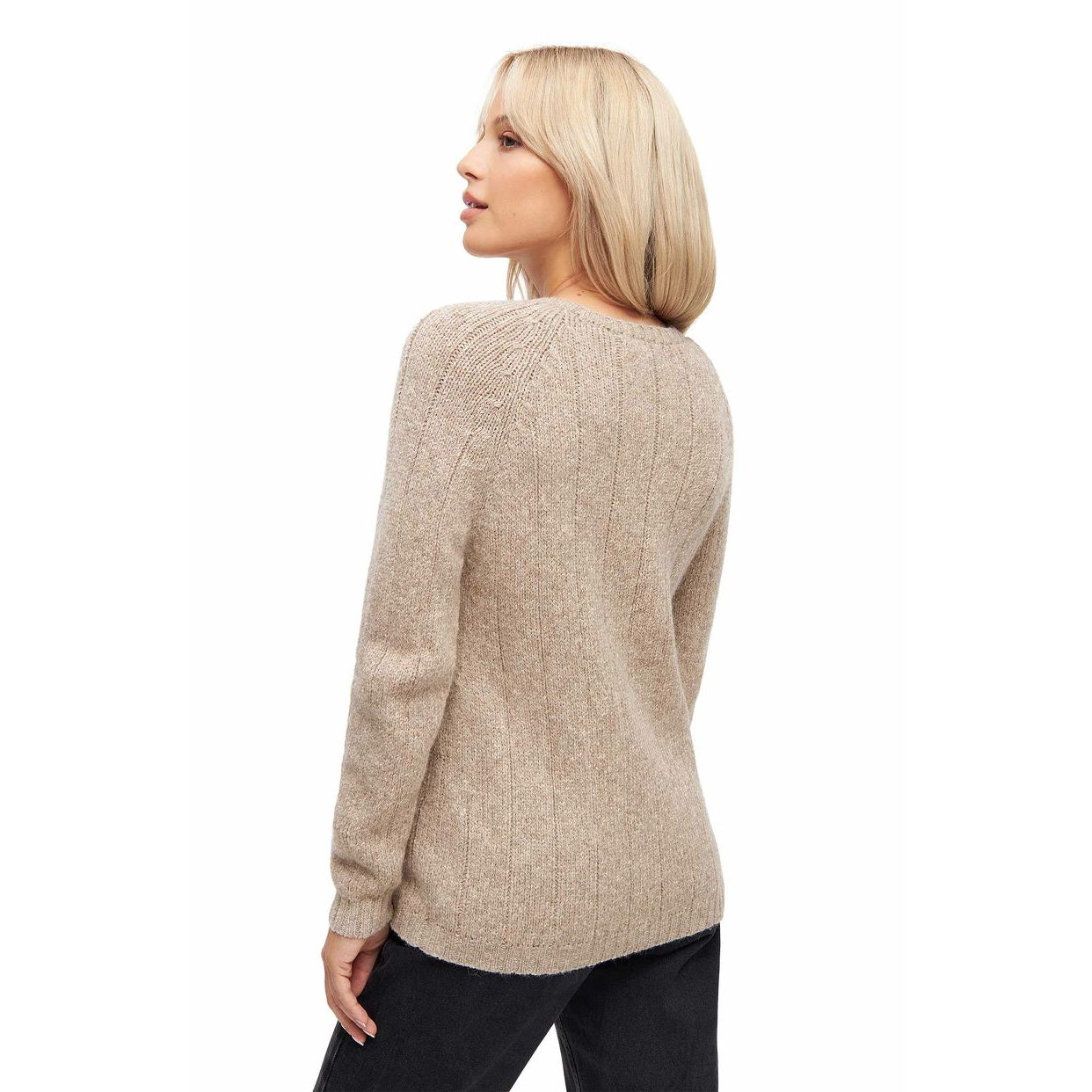 Apu Kuntur - Alpaka Pullover MOANA – Rundhals, leicht & weich mit Merinowolle