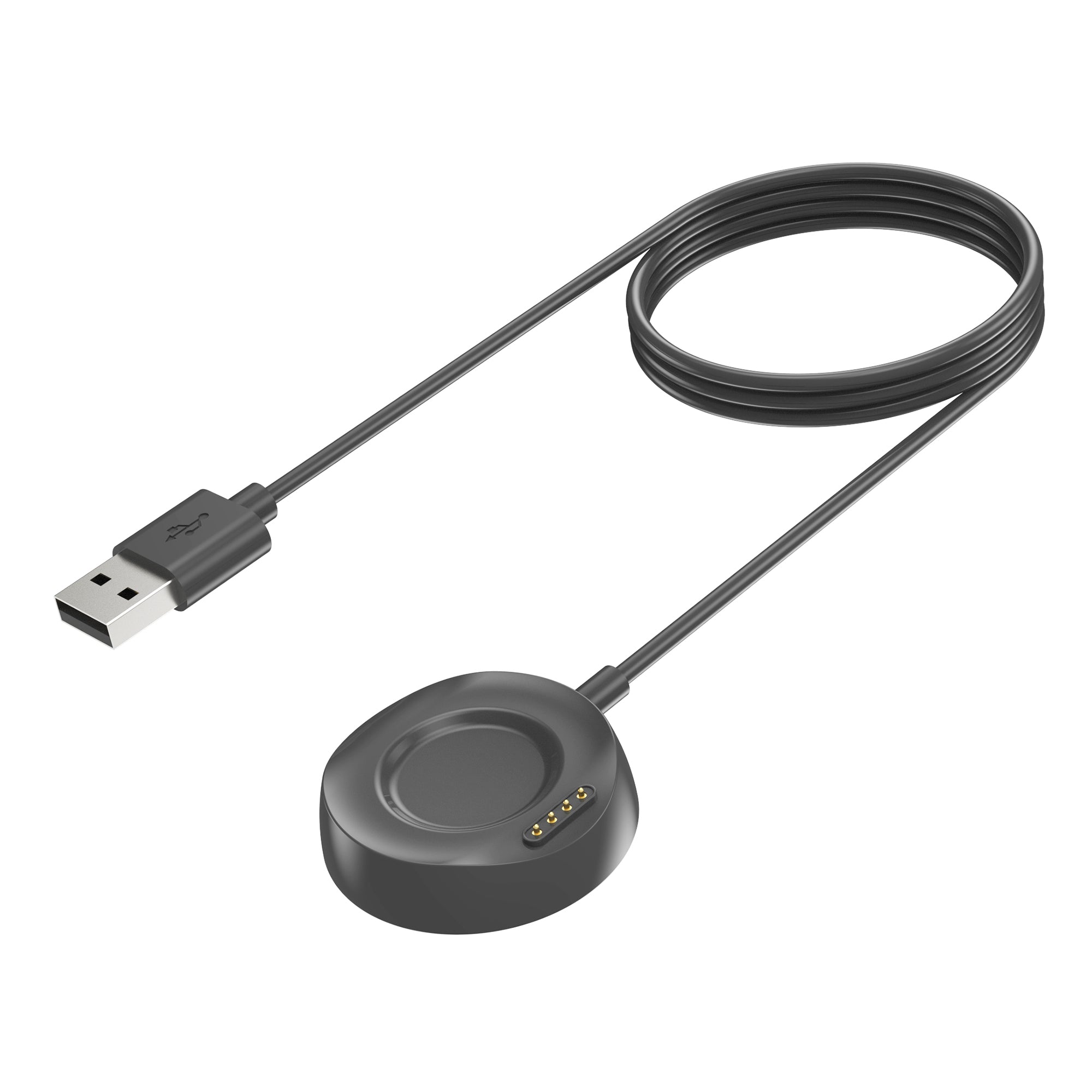 Schwarzes USB 2.0 Ladekabel 100 cm Zur Ladestation Für Xiaomi Huami Amazfit Nexo Smartwatch
