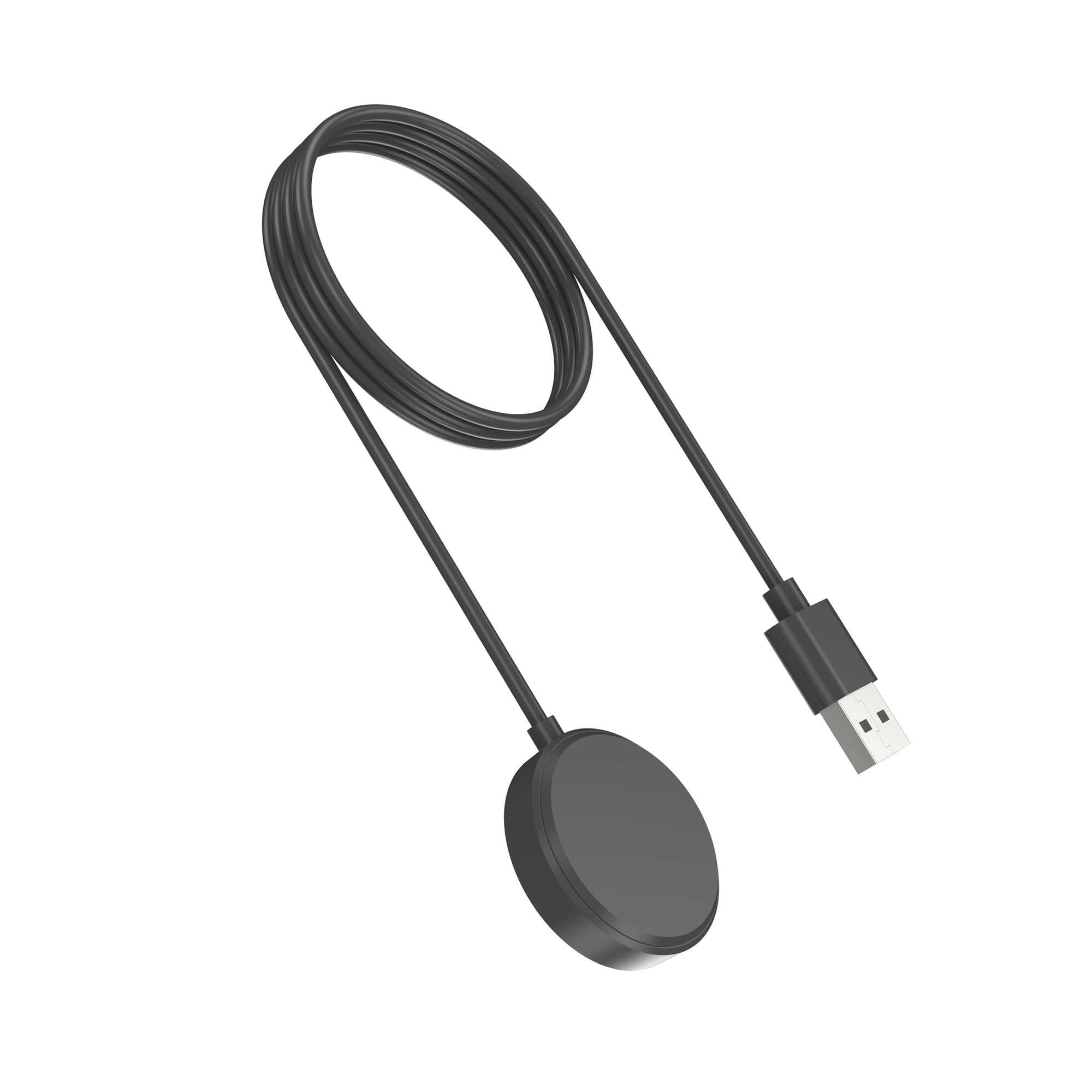 USB 2.0 Kabel 100 cm Ladestation Für Realme Watch 3 Pro Smartwatch Schwarz Premium