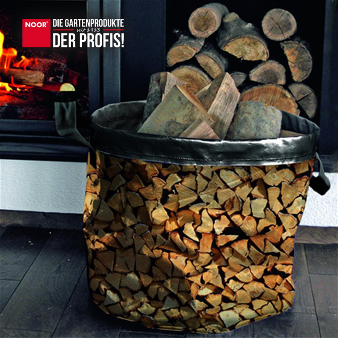 Kaminholztasche - 40 kg Traglast - PE-Gewebe