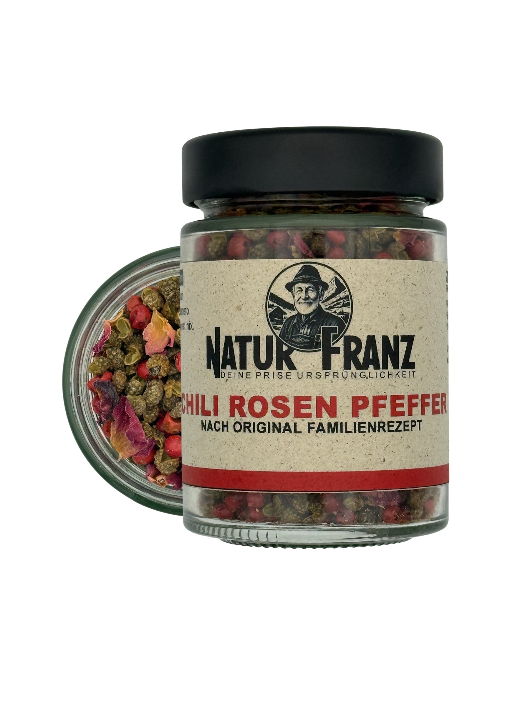 Chili Rosen Pfeffer Gewürz Mit Rosenblättern Florale Schärfe Naturfranz Naturduft