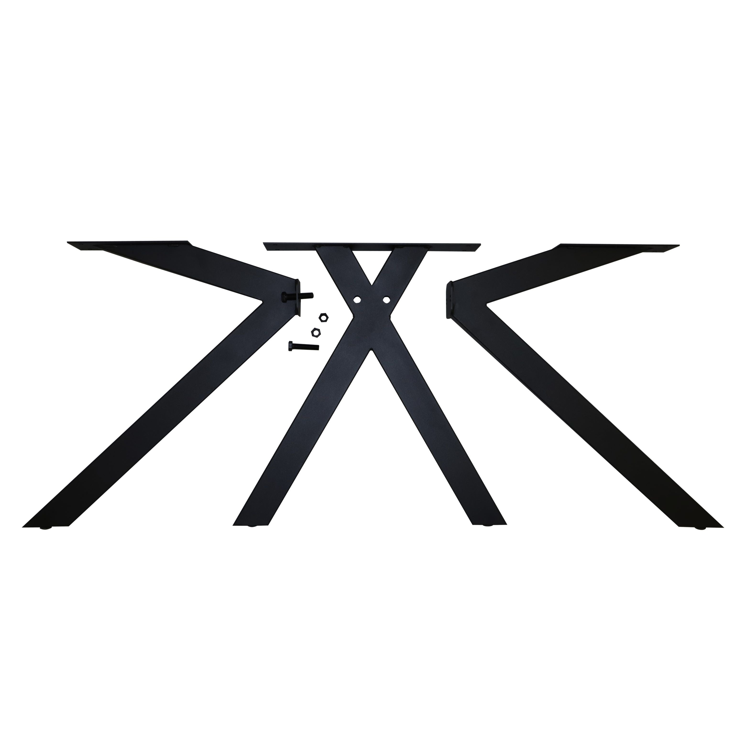 Esstisch Anton Mit Schweizer Kante Und Spider Gestell Aus Eiche Wildeiche Massiv 160 180 200 220 240 cm