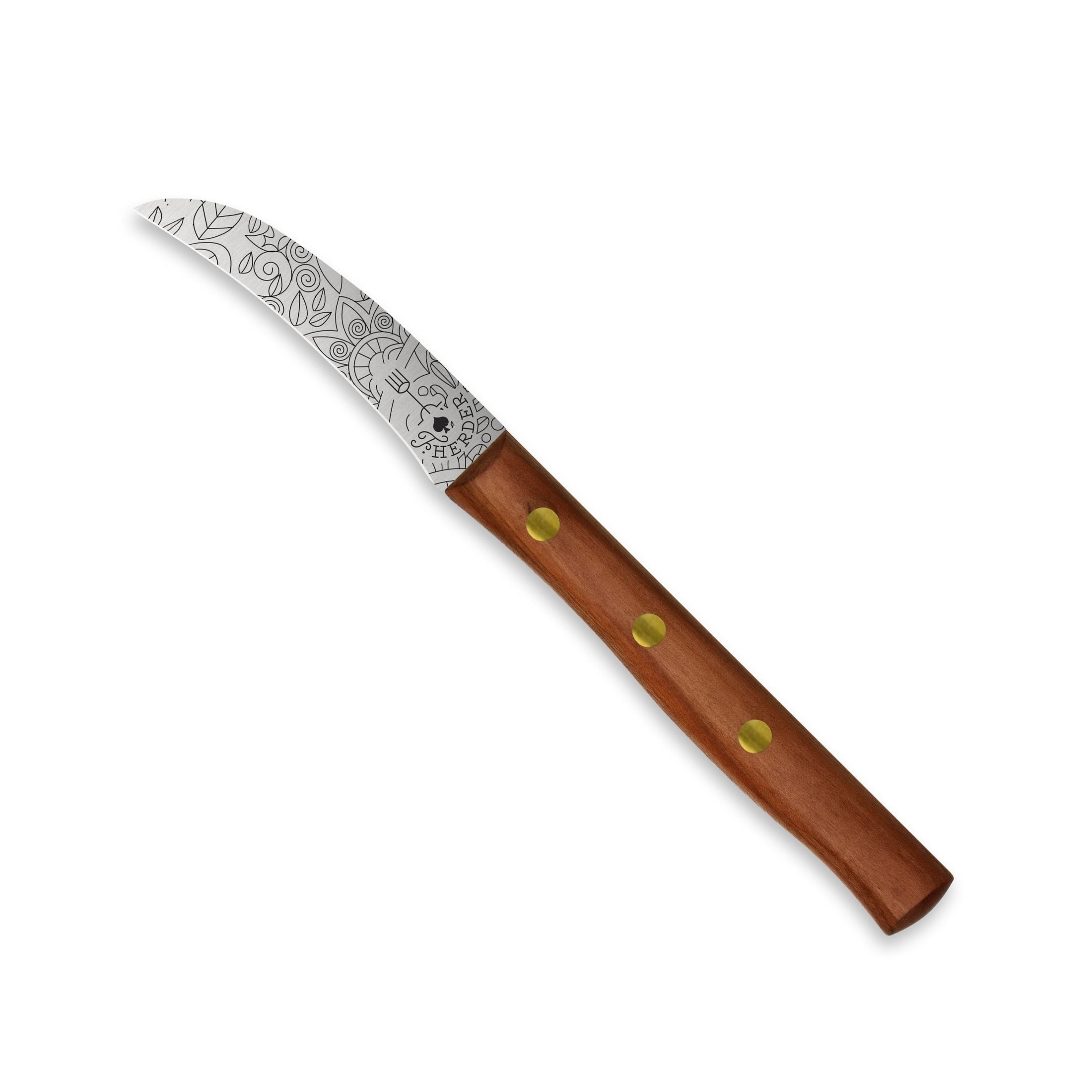 Zöppken Style Hohle Wate Schälmesser Aus Solingen Mit Rostfreie Klinge Für Exaktes Schälen Kartoffeln Obst Gemüse