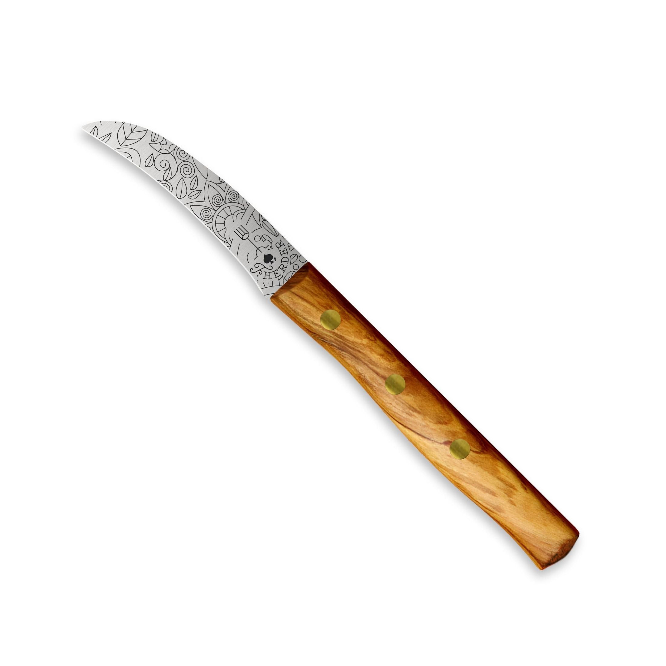 Zöppken Style Hohle Wate Schälmesser Aus Solingen Mit Rostfreie Klinge Für Exaktes Schälen Kartoffeln Obst Gemüse