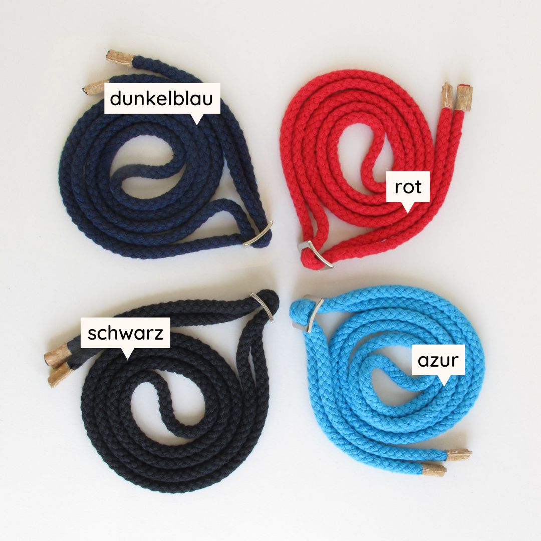 Umhängetasche für Fairphone 3 | aus Filz und Bio-Baumwolle | anthrazit - stripes | Modell KEDJA