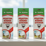 DR. STÄHLER Fenster-Ködersticker, 3 Pakungen a 4 Stück