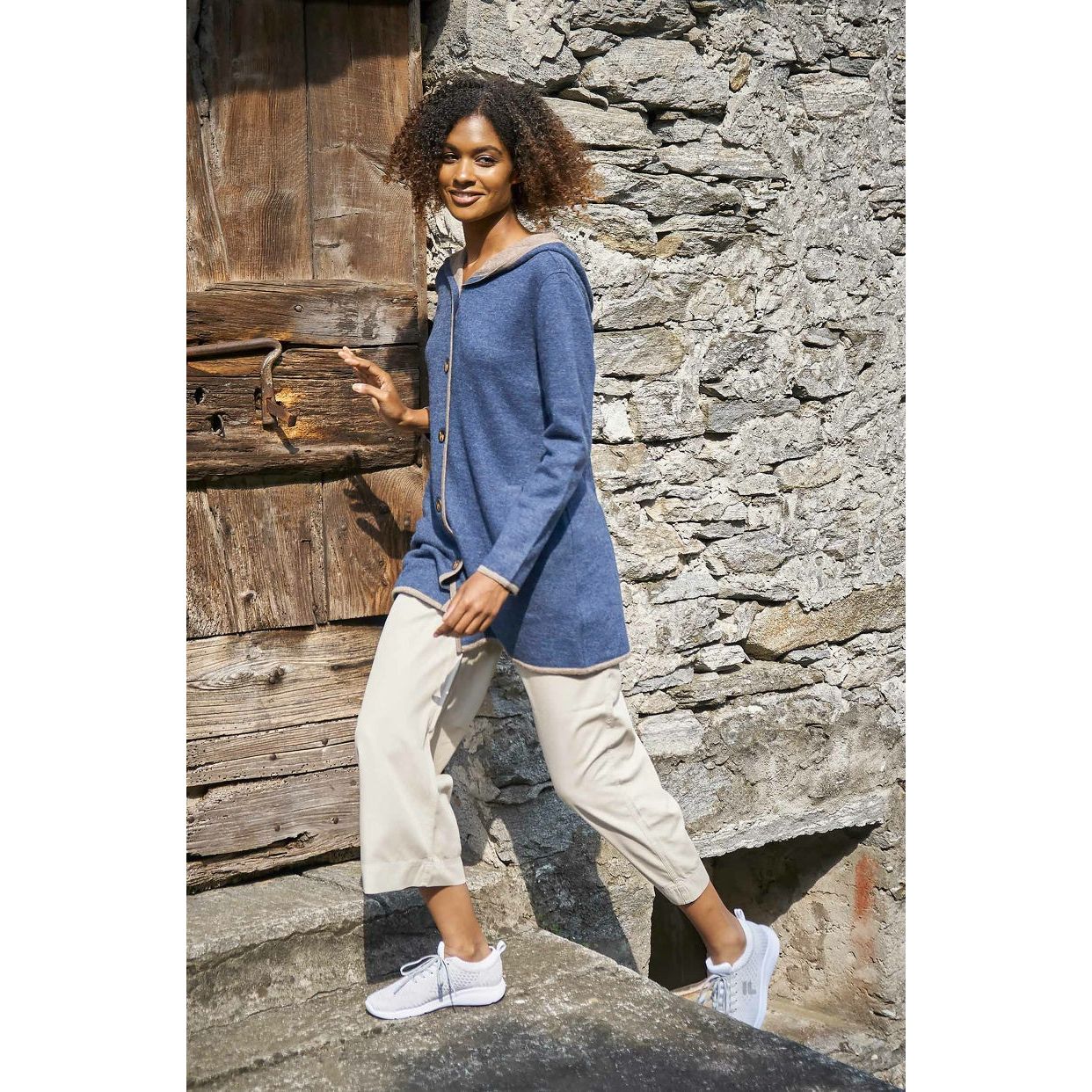 Apu Kuntur - Alpaka Mantel ALYSSA – Damen Parka aus Alpaka & Wolle