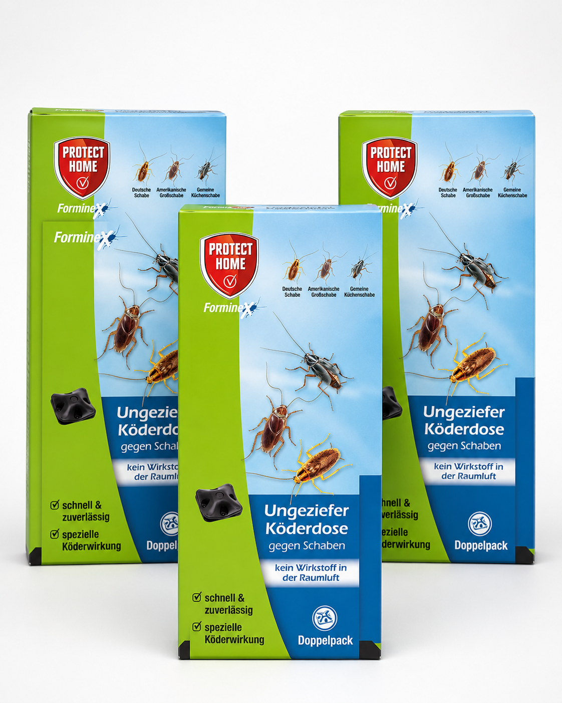 Protect Home Ungezieferköderdose   Schaben  3 x 2 Stk