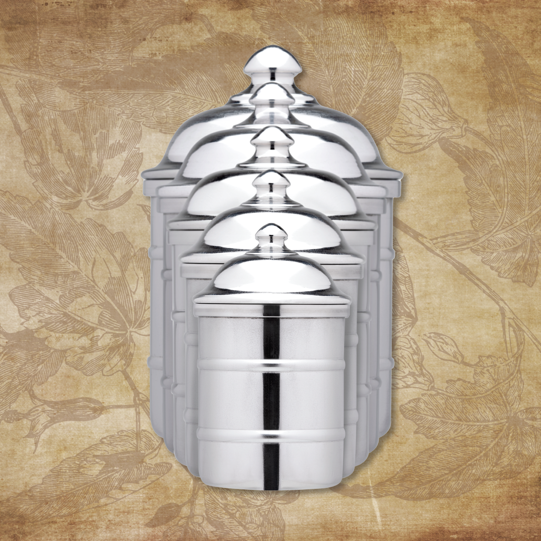 Gewürzbox Palermo 5-teiliges Set Aluminium