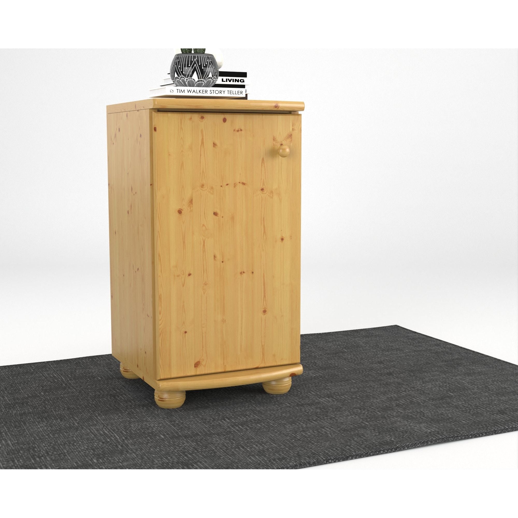 Claudia Kommode Sideboard | Anrichte | 1-Türig | 100% Bio Kiefer Massivholz