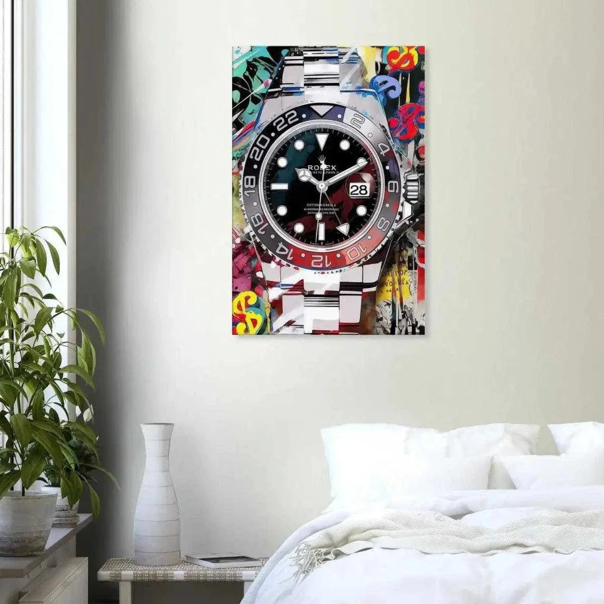 10 past Rolex - Leinwandbild Pop Art by SimpleCanvas