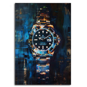 10 past Rolex V2 - Leinwandbild Pop Art
