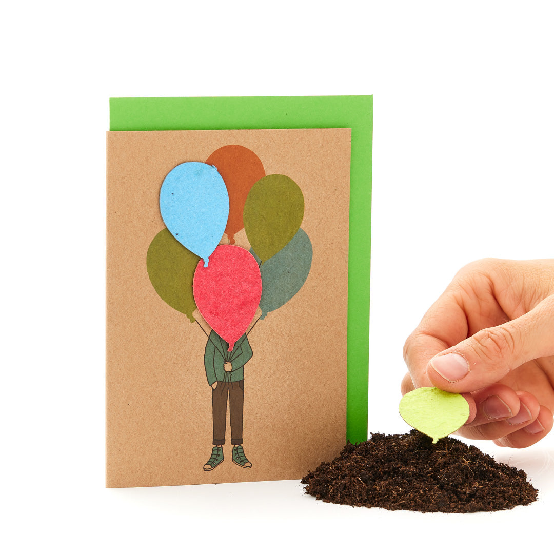 Grußkarte "Ballonstrauß"