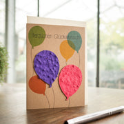 Glückwunschkarte "Luftballons"