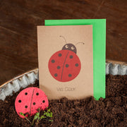 Grußkarte "Viel Glück"