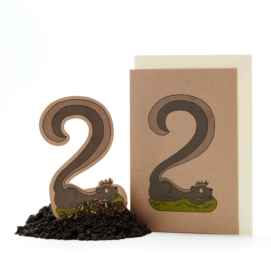 Geburtstagskarte "Zwei"