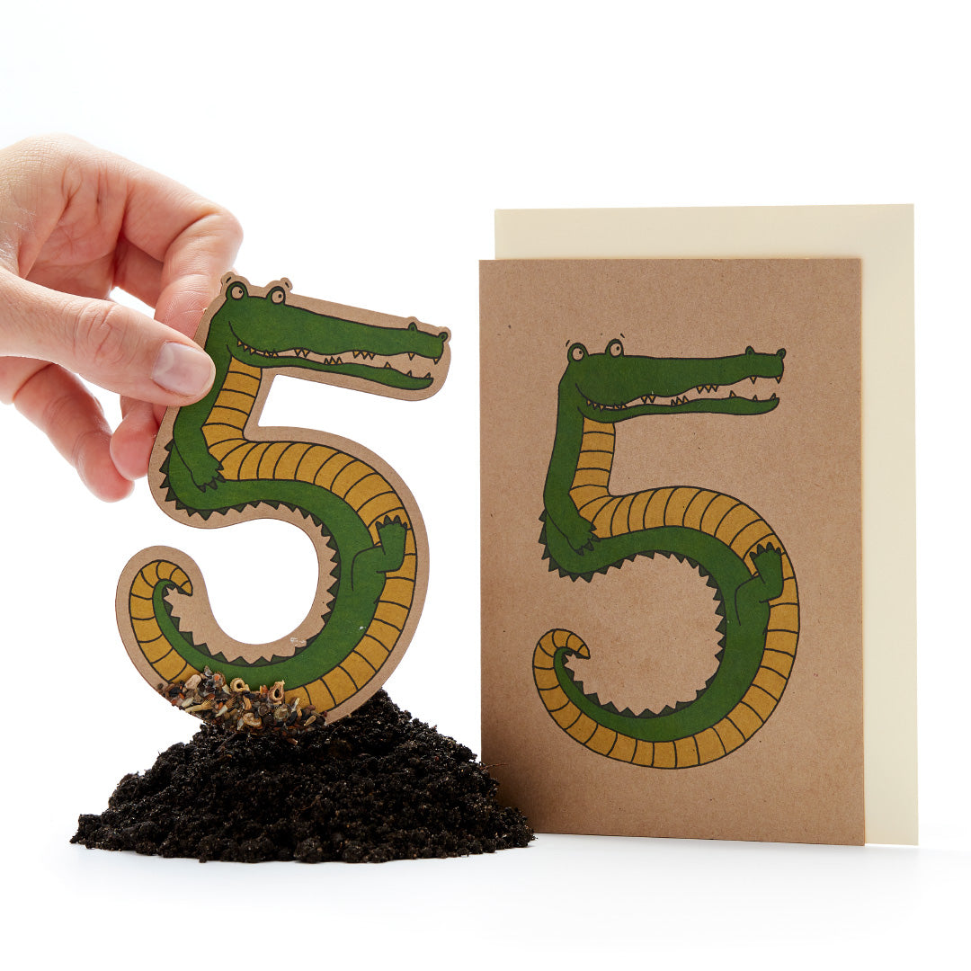 Geburtstagskarte "Fünf"