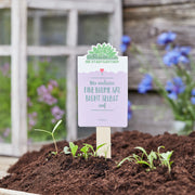 Saatgruß "Wer anderen eine Blume sät"