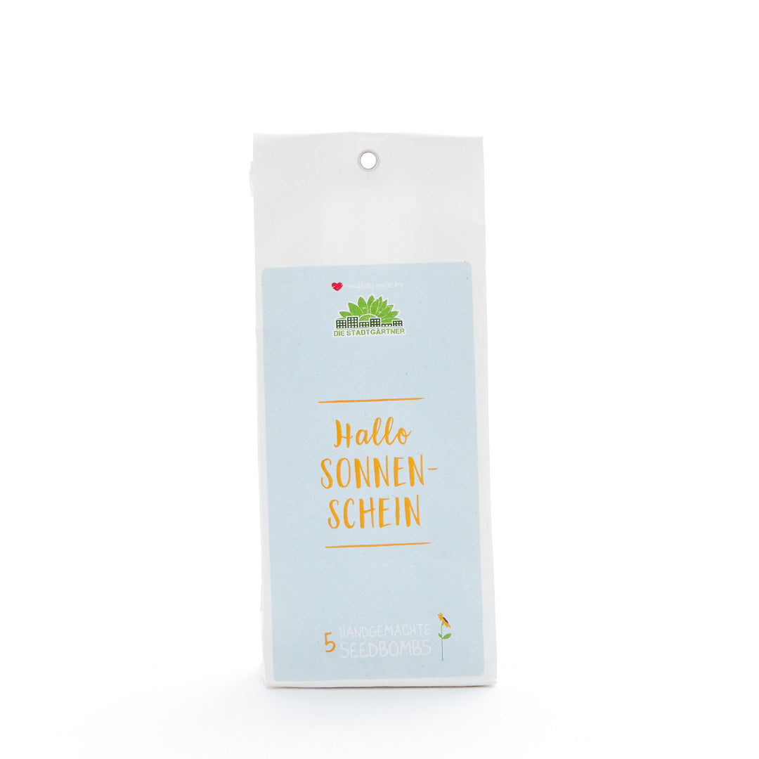 5 Samenbomben "Sonnenschein"