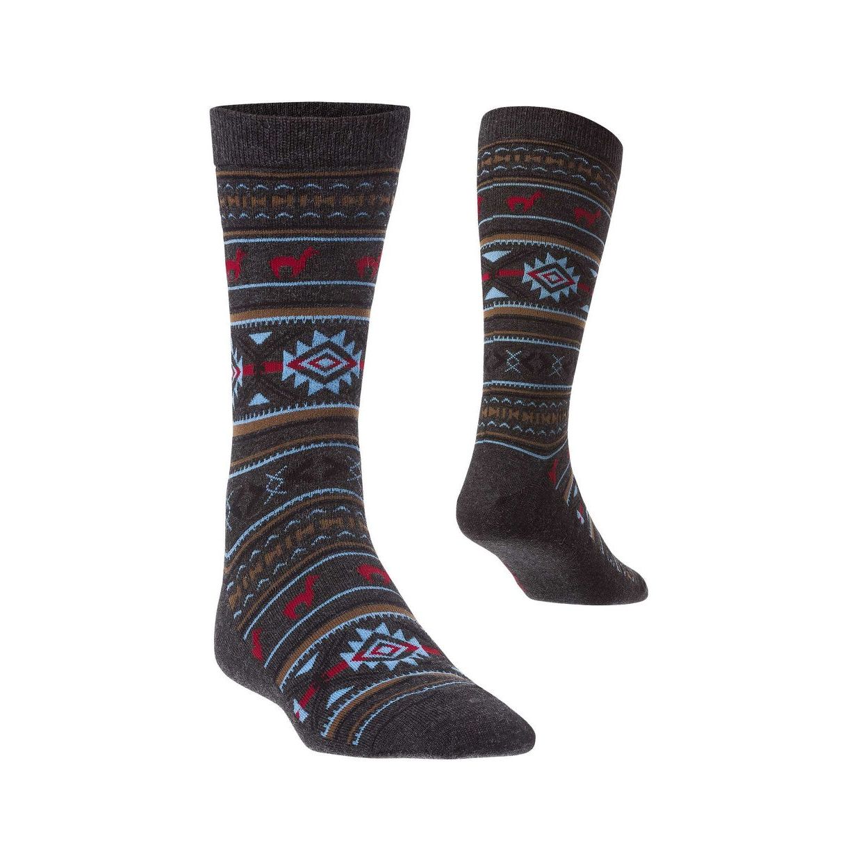 Apu Kuntur - Alpaka Jacquard Socken - Alpaka-Mix