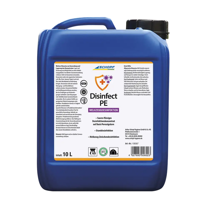 Schopf Disinfect PE Desinfektionsmittel auf Basis Peressigsäure 10 kg