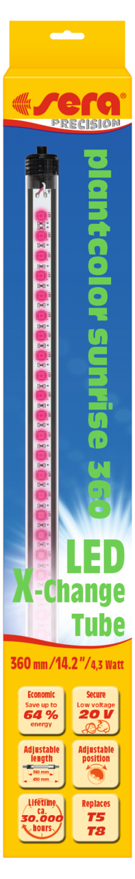 sera LED X-Change Tube plantcolor sunrise